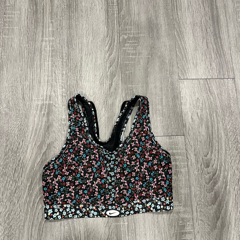 Floral Nike sports bra